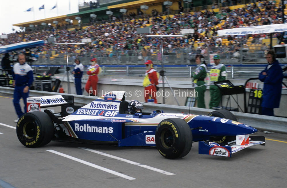 Australian GP Adelaide, South Australia 1995 Damon Hill Wil Williams. 02