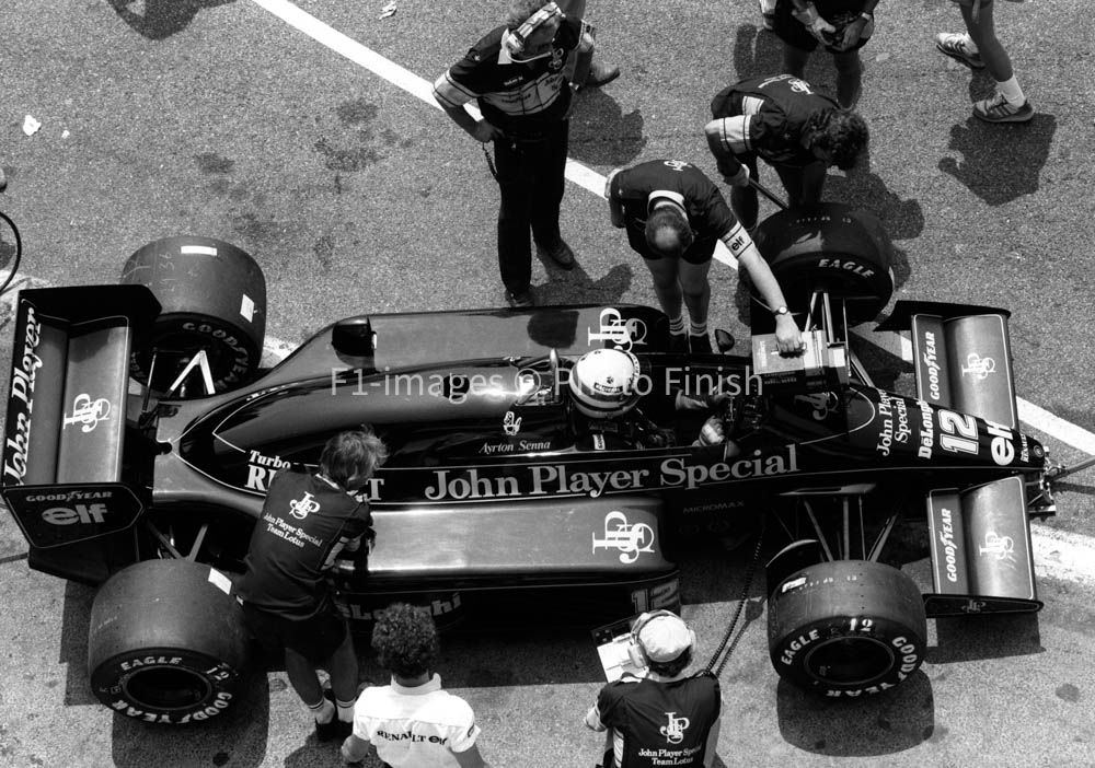 French GP Circuit Paul Ricard 6th July 1986 Ayrton Senna Lot. 04