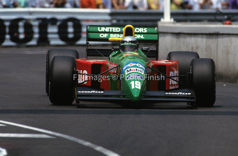 Monaco Grand Prix Monte Carlo Monaco. 1990 Alessandro Nanni Benetton. 01