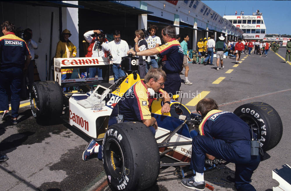 Portuguese GP Estoril Portugal 1989 Riccardo Patrese Willia Williams. 02