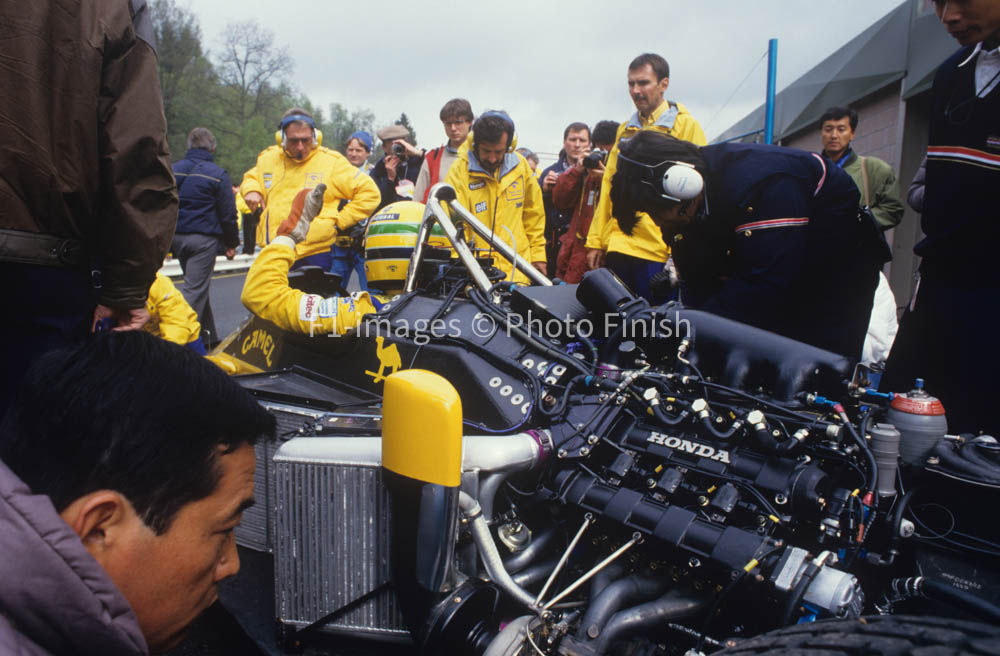 Belgian GP Spa-Fracomchamps Belgium 1987 Ayrton Senna Lotus Lotus. 03