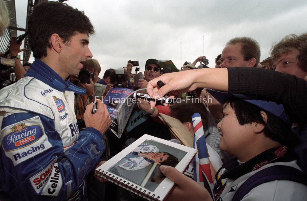 British Grand Prix Silverstone, England, 1996 Damon Hill W Williams. 09
