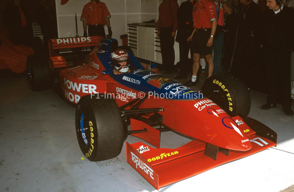 European Grand Prix Nurburgring Germany 1996 Jos Verstappen Footwork. 02