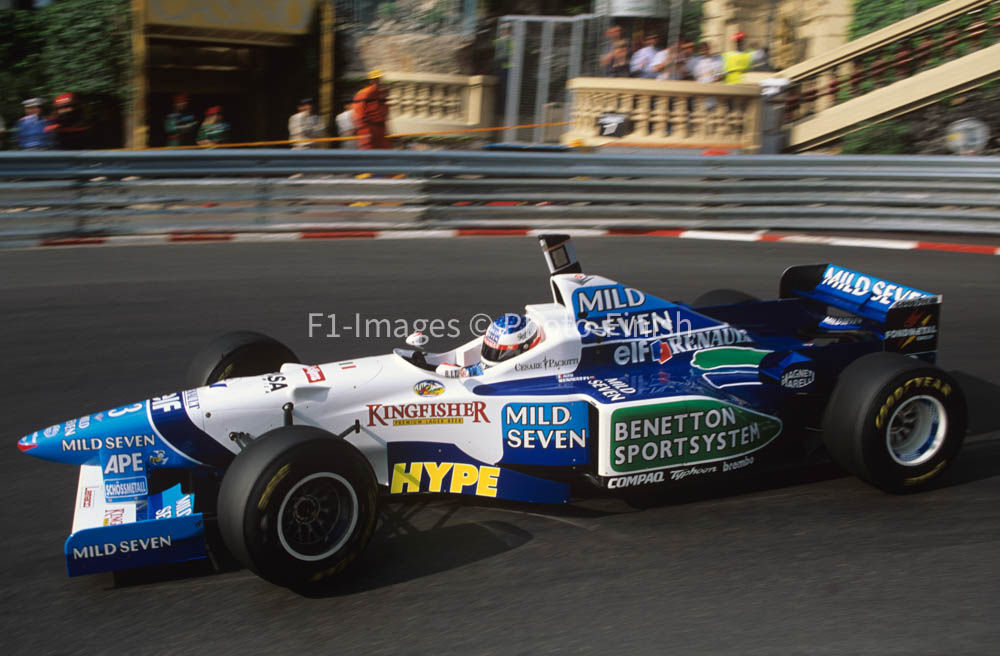 Monaco Grand Prix Monte Carlo Monaco. 1996 Jean Alesi Benet Benetton. 08
