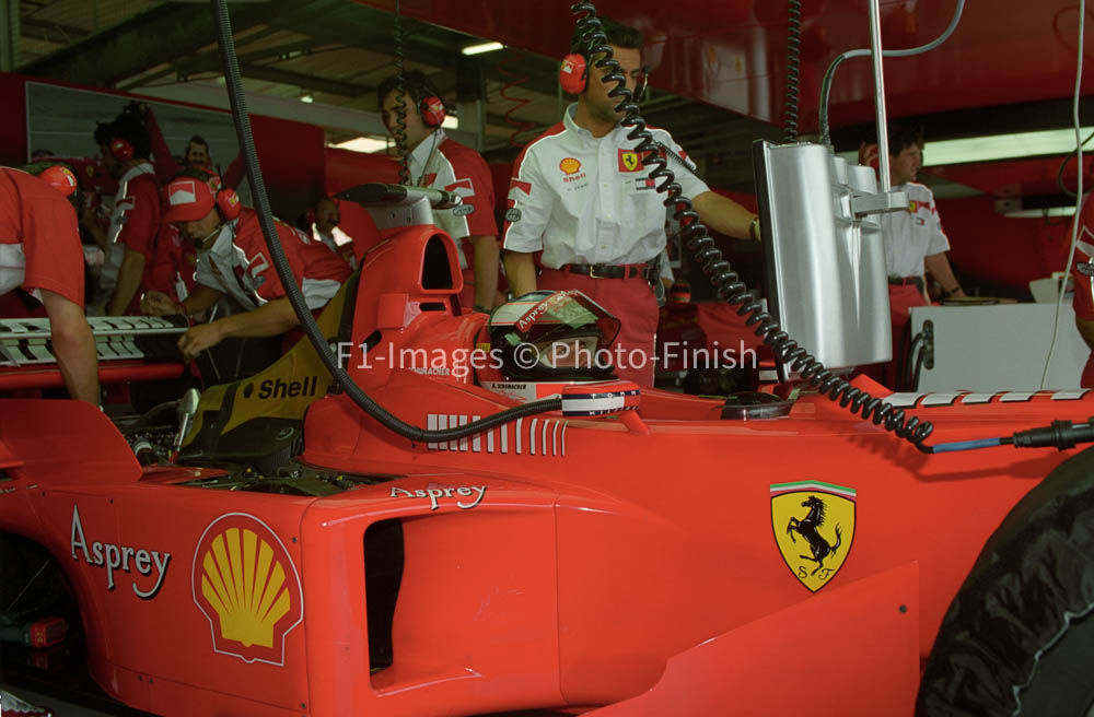 British Grand Prix Silverstone, England, 1998 Michael Schu Ferrari. 01