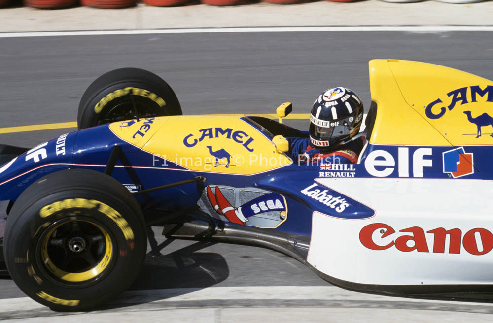 South African GP Kyalami 1993 Damon Hill Williams FW15c © F Williams.