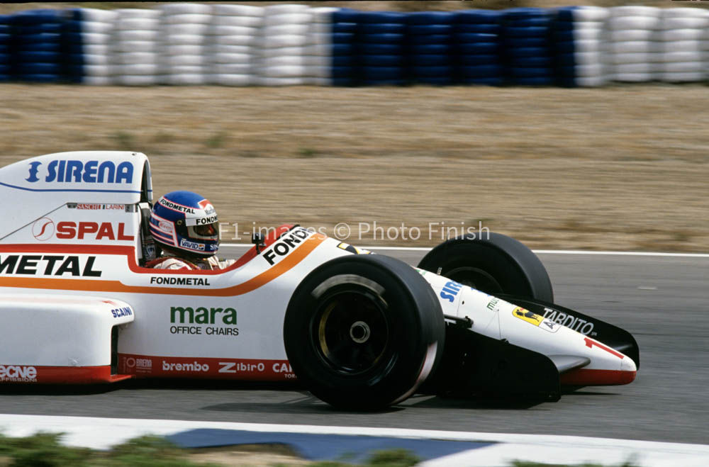 Spanish Grand Prix, Jerez, Spain 1989 Nicola Larini Osella Osella. 03