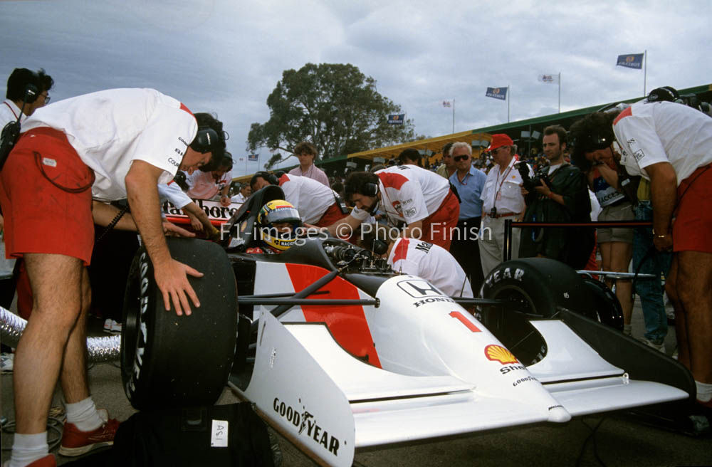 Australian GP Adelaide, South Australia 1992 Ayrton Senna M McLaren. 08