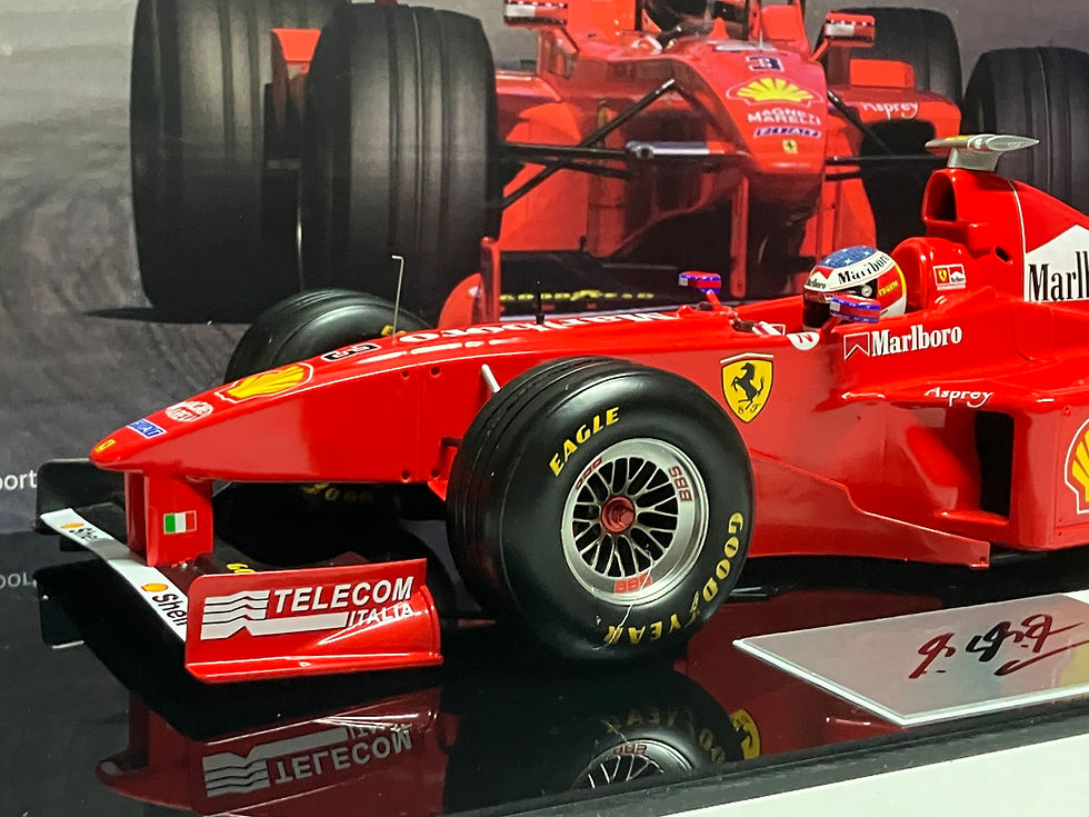 Thumbnail: Michael Schumacher signed 1/12 scale Ferrari F300