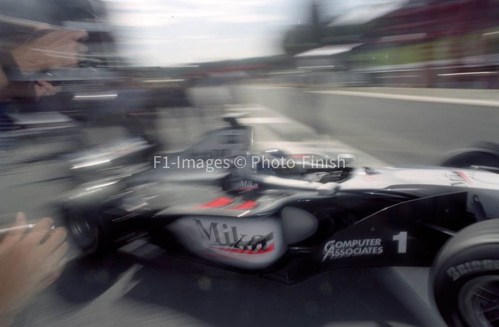 Belgium Grand Prix Spa-Francorchamps, Belgium 1999 Mika Ha McLaren. 03
