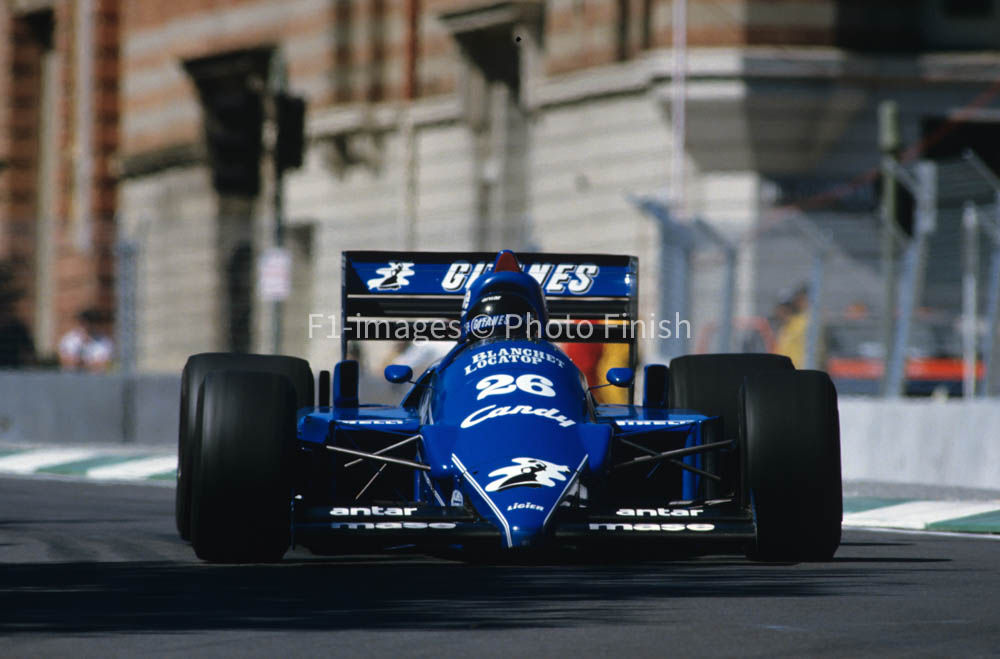 Monaco Grand Prix Monte Carlo Monaco. 1985 Jacques Laffite. 02