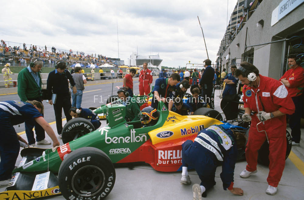 Canadian Grand Prix Montreal 1988 Thierry Boutsen Benetton Benetton. 02