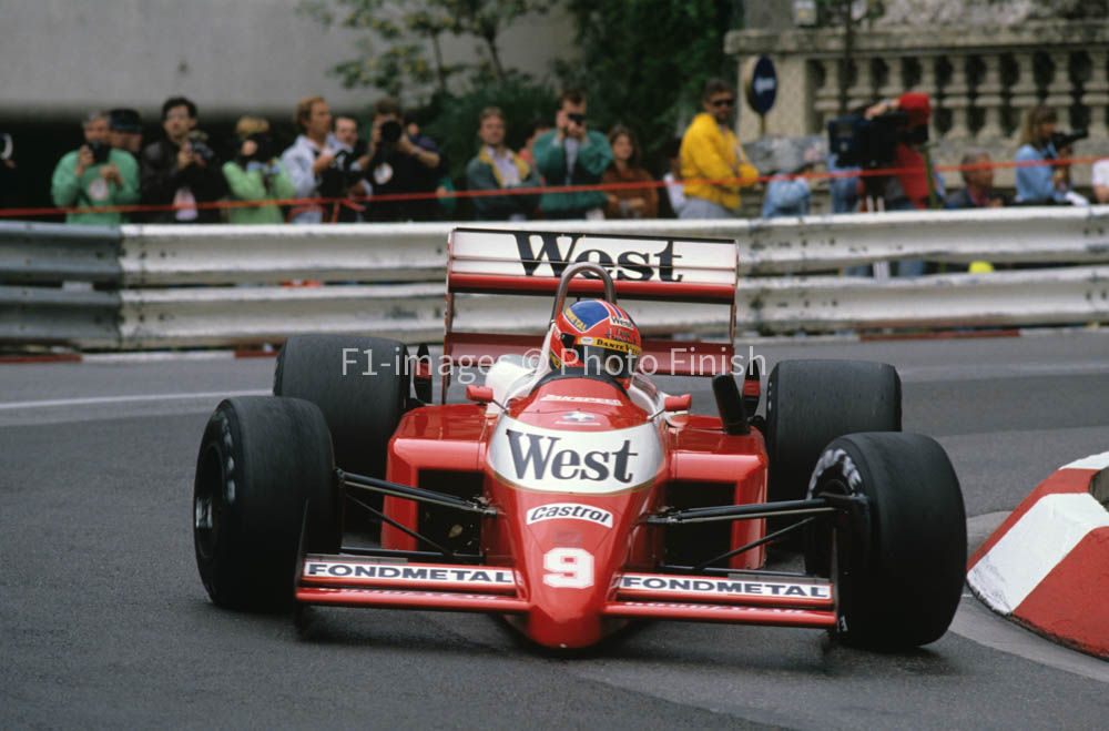 Monaco Grand Prix Monte Carlo Monaco. 1988 Piercarlo Ghinza Zakspeed. 03