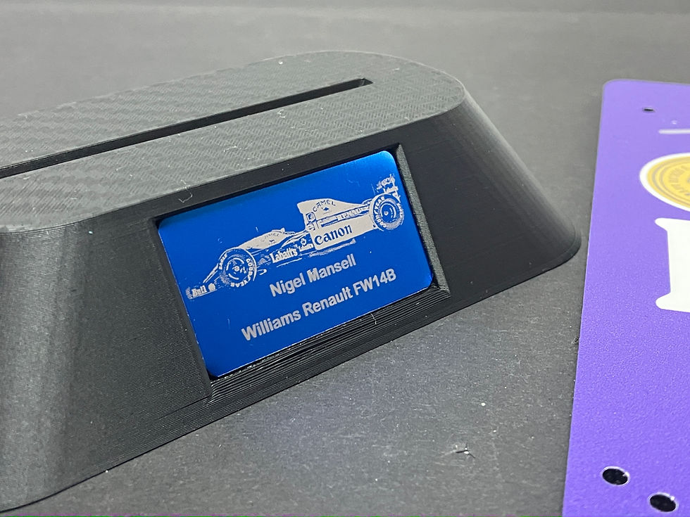Thumbnail: Nigel Mansell signed 1/3 scale Rear Wing End Plate