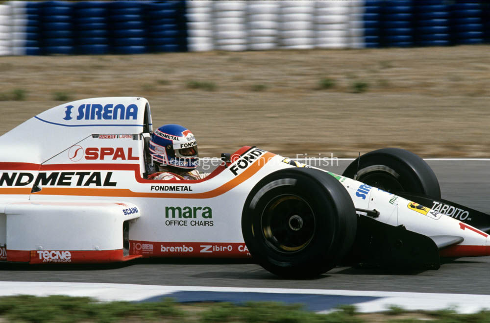 Spanish Grand Prix, Jerez, Spain 1989 Nicola Larini Osella Osella. 01