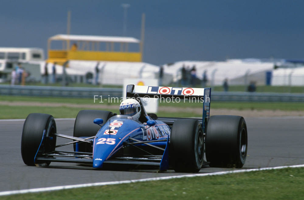 British Grand Prix Silverstone, England, 1988 Rene Arnoux Ligier. 02