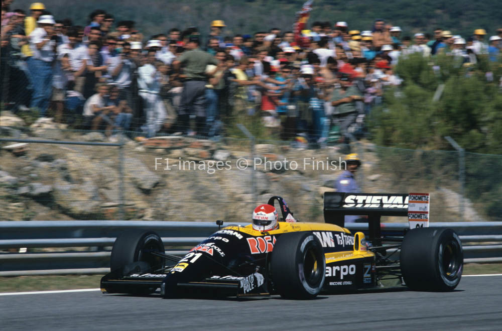 Portuguese GP Estoril Portugal 1988 Nicola Larini Ossela FA Ossela. 01