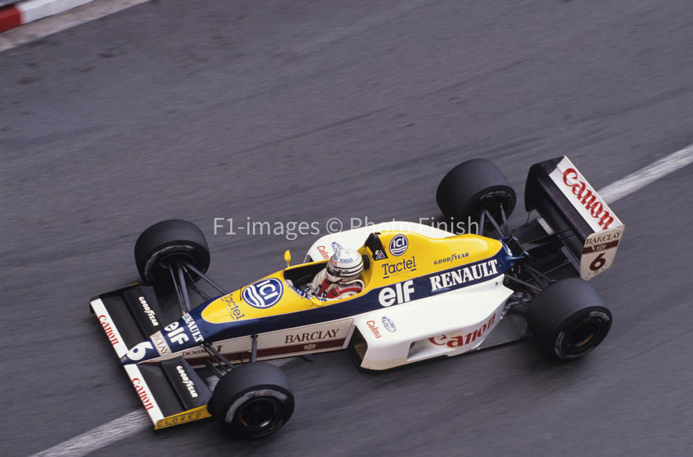 Monaco Grand Prix Monte Carlo Monaco. 1989 Riccardo Patrese Williams. 03