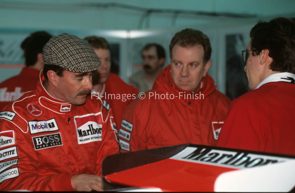 Testing Estoril Portugal 1995 Nigel Mansell Mclaren MP4 10 McLaren. 08