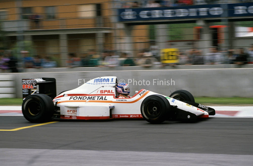San Marino Grand Prix, Imola, Italy. 1989 Nicola Larini Ose Osella. 01