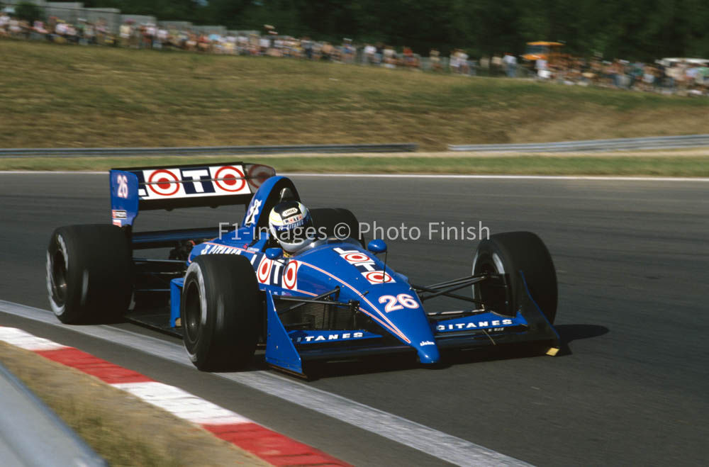 Hungarian Grand Prix, Budapest Hungary 1988 Stefan Johansso Ligier. 02