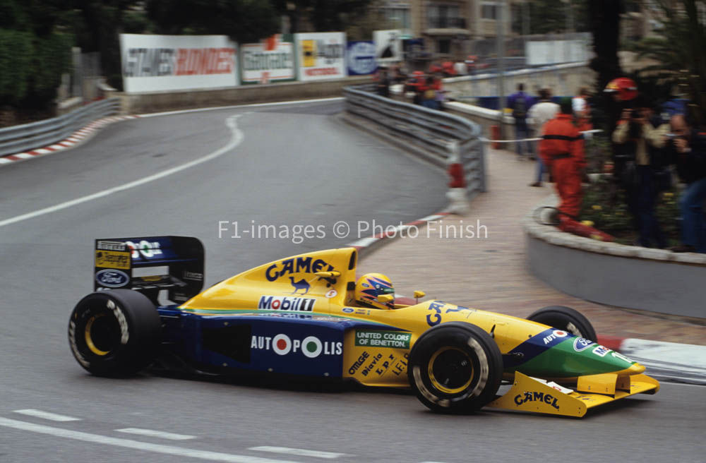 Monaco Grand Prix Monte Carlo Monaco. 1991 Roberto Moreno B Benetton. 06