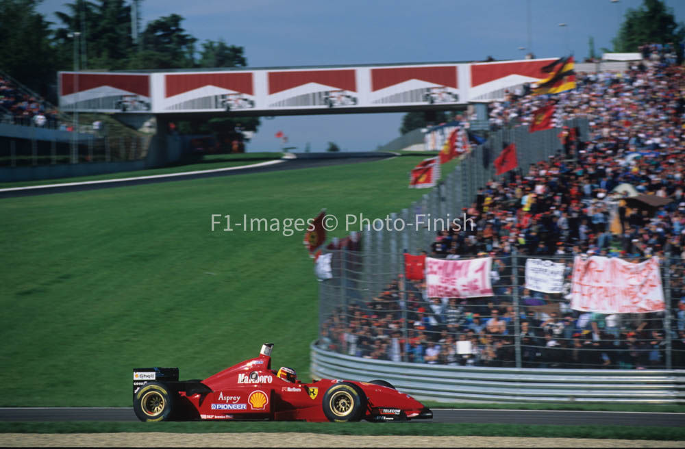 San Marino Grand Prix, Imola, Italy. 1996 Michael Schumache Ferrari. 03
