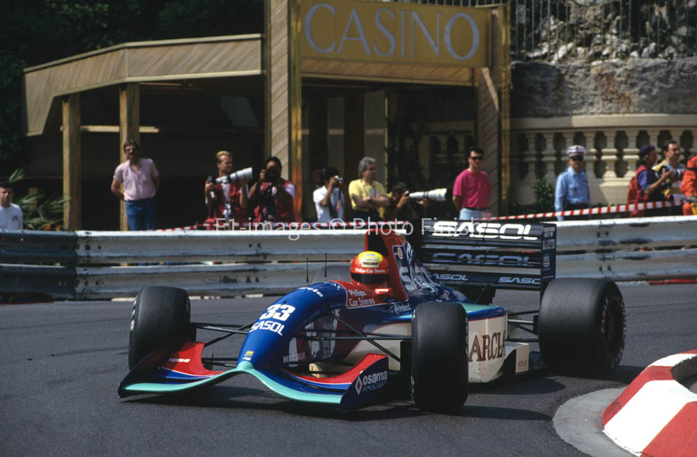 Monaco Grand Prix Monte Carlo Monaco. 1992 Maurício Gugelmi Jordan. 05