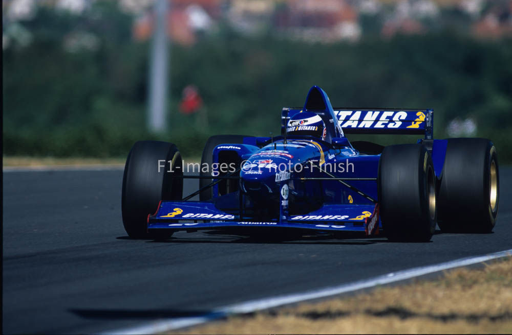 Hungarian Grand Prix, Budapest Hungary 1995 Olivier Panis L Ligier.