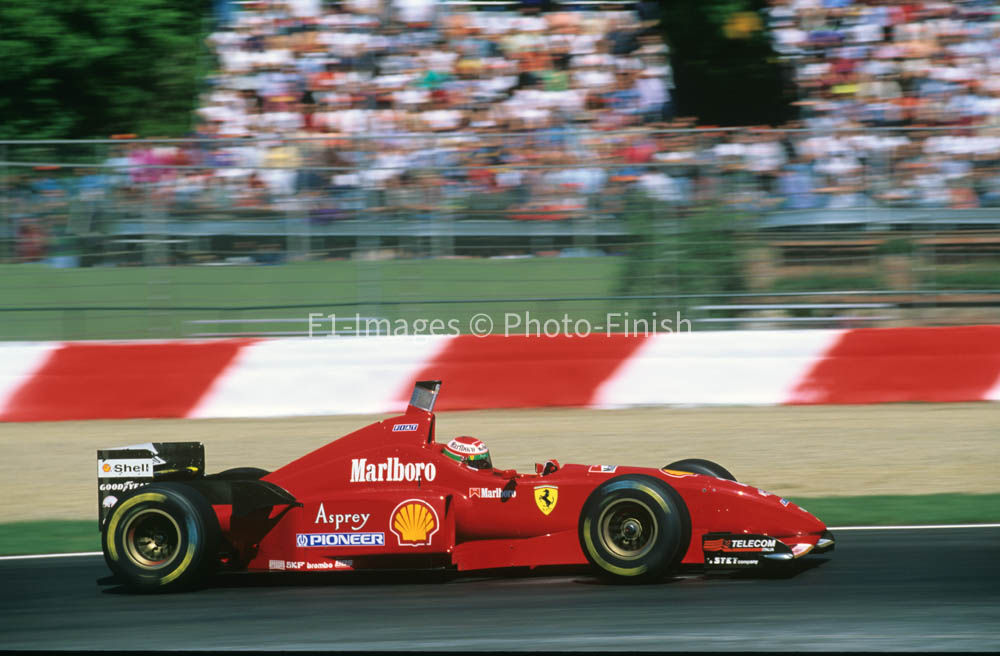 San Marino Grand Prix, Imola, Italy. 1996 Eddie Irvine Ferr Ferrari. 05