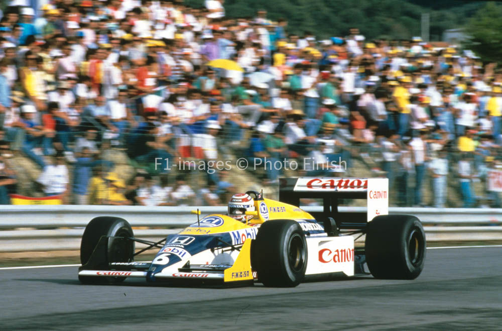 Portuguese GP Estoril Portugal 1987 Nelson Piquet Williams Williams. 02