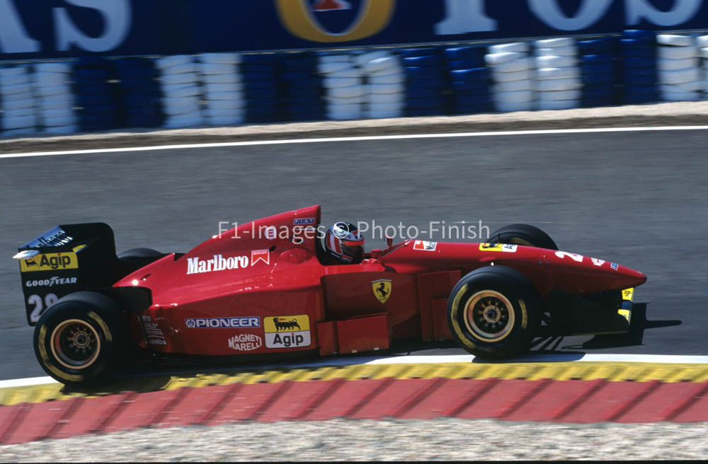Portuguese GP Estoril 1994 Gerhard Berger Ferrari 412T © Fo Ferrari. 02