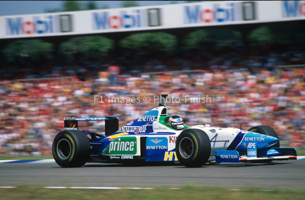 German Grand Prix, Hockenheim Germany 1996 Gerhard Berger B Benetton. 02