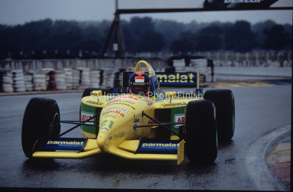 Circuit Paul Ricard 1995 Testing Pedro Diniz Forti FG01 © Fo Forti.
