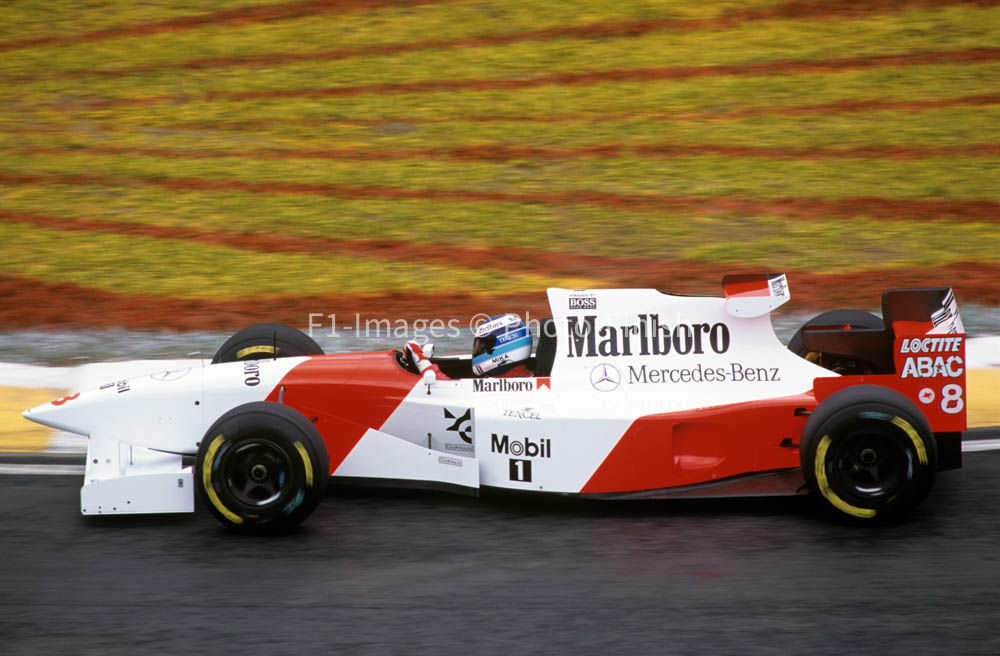 Brazilian GP Interlagos Sao Paulo Brazil 1995 Mika Hakkinen McLaren.