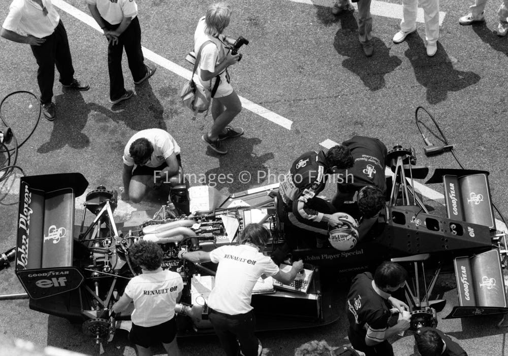 French GP Circuit Paul Ricard 6th July 1986 Ayrton Senna Lot. 03