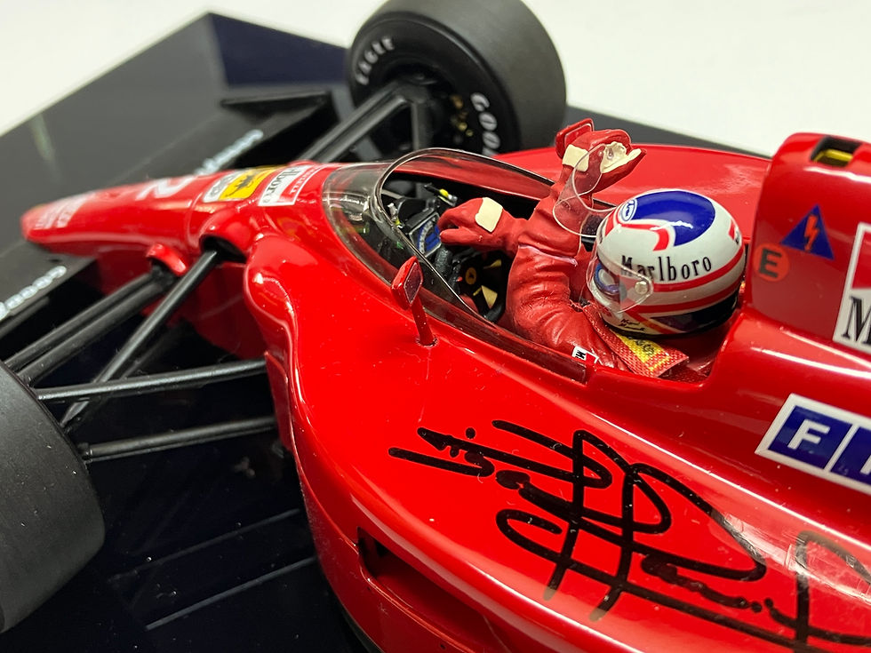 Thumbnail: Nigel Mansell signed Ferrari 641/2, by Exoto