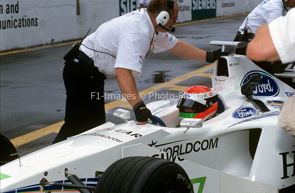Brazilian GP Interlagos Sao Paulo Brazil 1999 Johnny Herber Stewart. 10