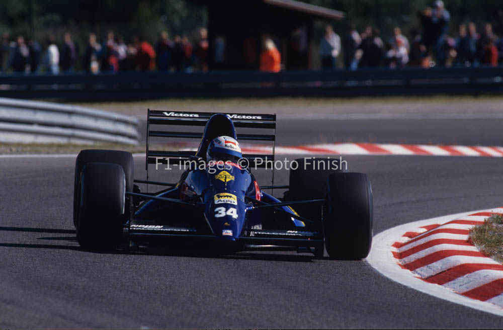 Belgium Grand Prix Spa-Francorchamps, Belgium 1991 Nicola Modena.