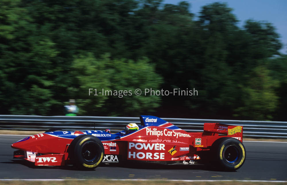 Hungarian Grand Prix, Budapest Hungary 1996 Ricardo Rosset Footwork. 04