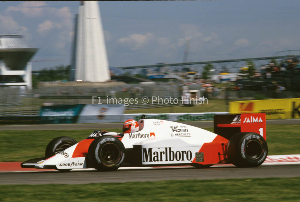 Canadian Grand Prix Montreal 1985 Niki Lauda Mclaren MP4.