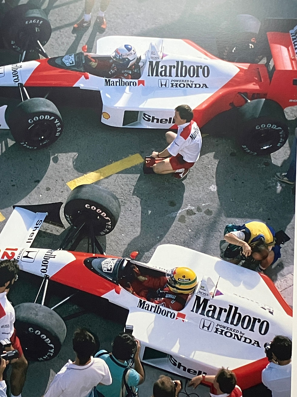 Thumbnail: Alain Prost signed McLaren 'following the master' lithograph