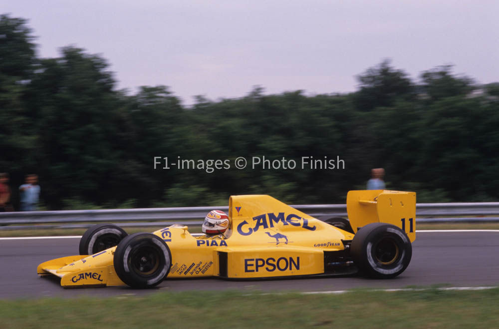 Hungarian Grand Prix, Hungaroring, Budapest Hungary 1989 Ne Lotus. 02