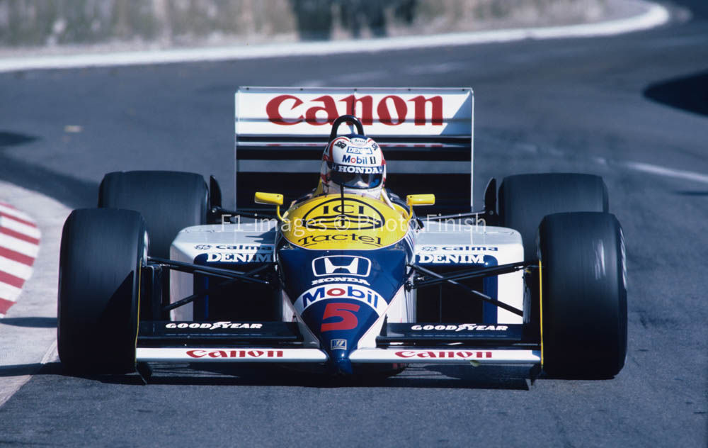 Monaco Grand Prix Monte Carlo Monaco. 1987 Nigel Mansell Wi Williams. 03