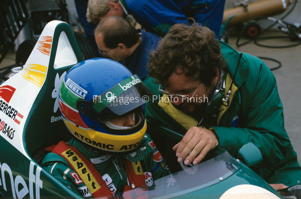 Canadian Grand Prix Montreal 1986 Gerhard Berger Benetton. 02