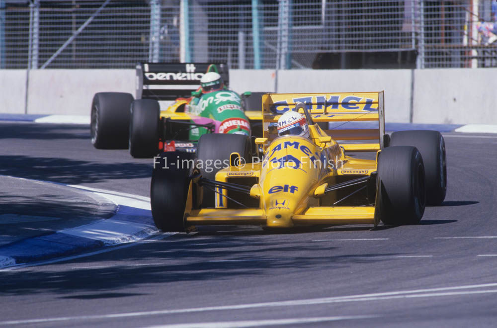 Australian GP Adelaide Australia 1987 Satoru Nakajima Lotus Lotus. 02