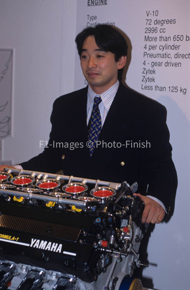 12 2 1995 Launch of the new Tyrrell Yamaha 023 at the Design Tyrrell. 03