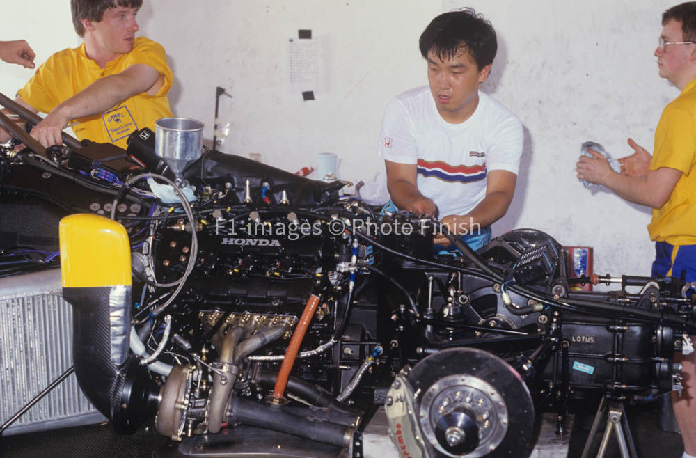 Testing Jacarepagua Circuit Rio de Janeiro Brazil 1987 Ayrt Lotus. 02