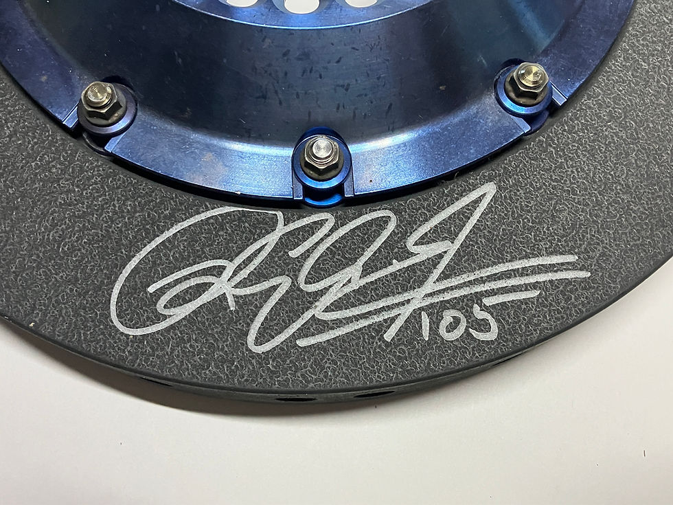 Thumbnail: Ralf Schumacher & Jarno Trulli signed 2005 Toyota F1 brake disc