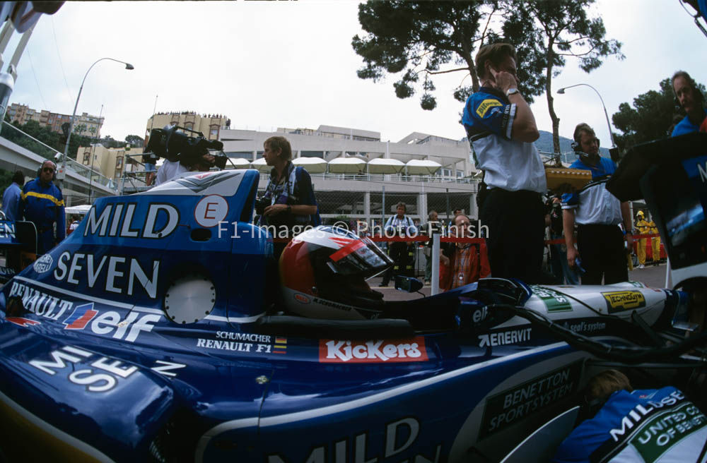 Monaco Grand Prix Monte Carlo Monaco. 1995 Michael Schumach Benetton. 03